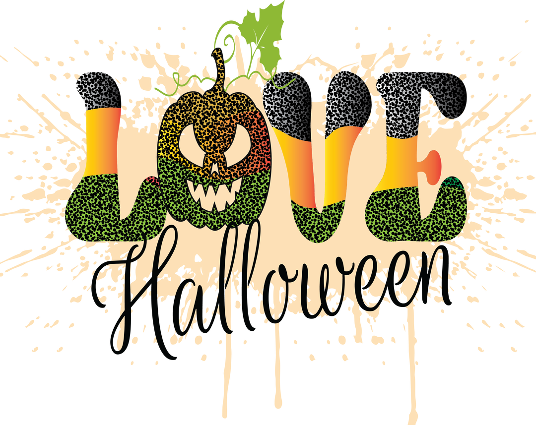 Salt Air Sweatshirt with Graphic Love Halloween