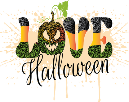 Salt Air Sweatshirt with Graphic Love Halloween