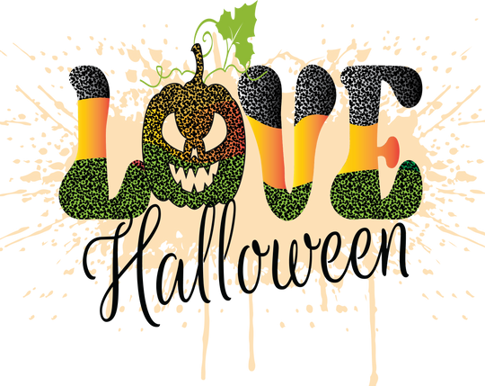 Salt Air Sweatshirt with Graphic Love Halloween