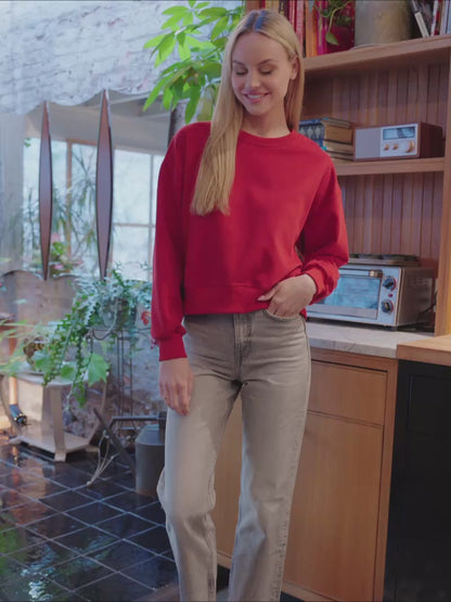Two Soft Crew Neck Sweatshirt
